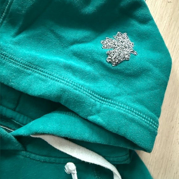 Roots Kanga Classic Hoodie in Green Women’s Size XS - Picture 4 of 11